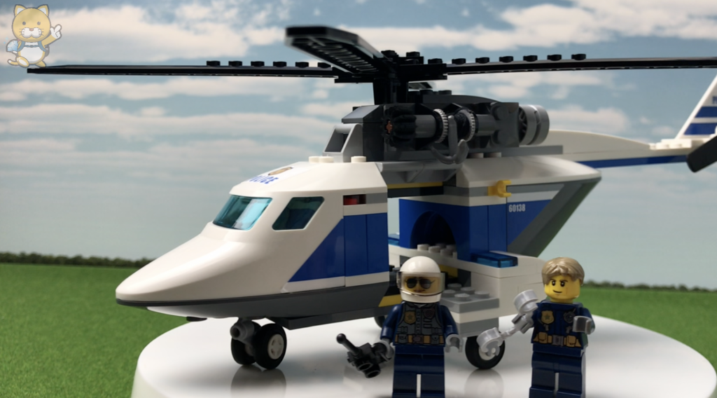レゴシティ ポリス ヘリコプターを作ってみたよ 子供向け  lego city police helicopter 60138 -Yee Tan oharuko toys